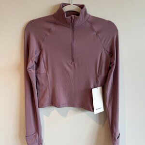 Comment Count 1 Lululemon It's Rulu Run Cropped Half Zip Size Small